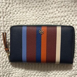 Tory Burch Multicolor Striped Wallet